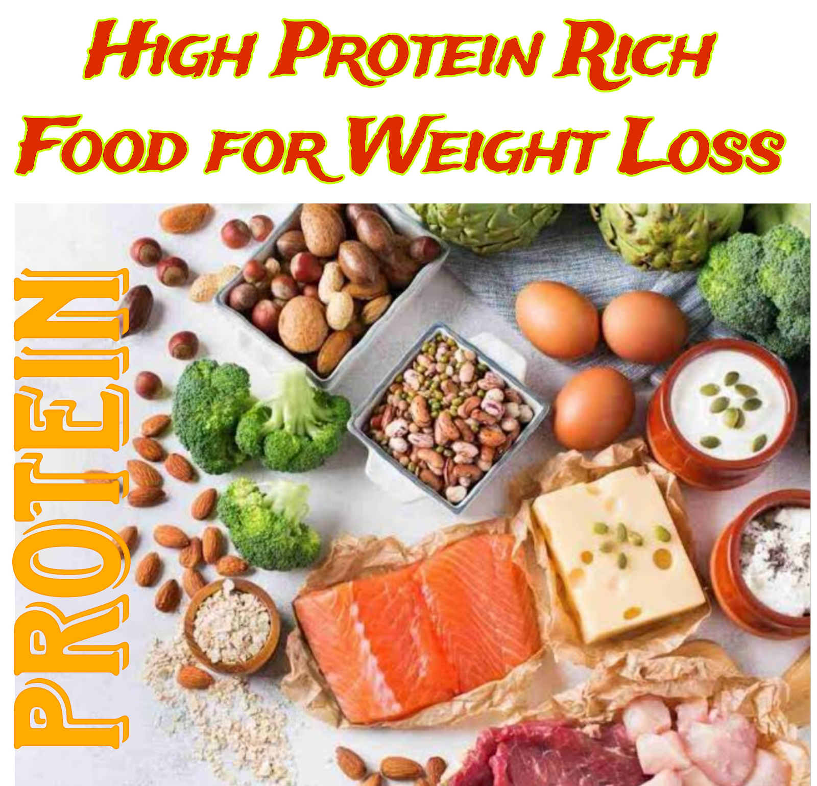 वजन घटाने के लिए उच्च प्रोटीन युक्त भोजन